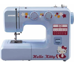 12-Stitch Cute Functional Hello Kitty Sewing Machine
